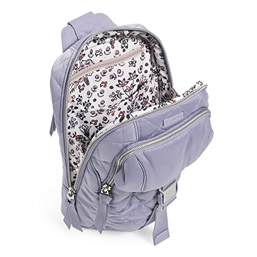 Vera Bradley Women's Performance Twill Utility Sling Backpack, Lavender Sky, One Size3