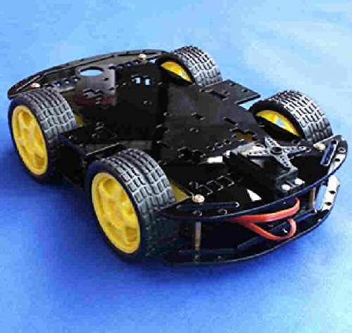 Firgelli Automations 2 Deck 4 Wheel Robotic Chassis Kit