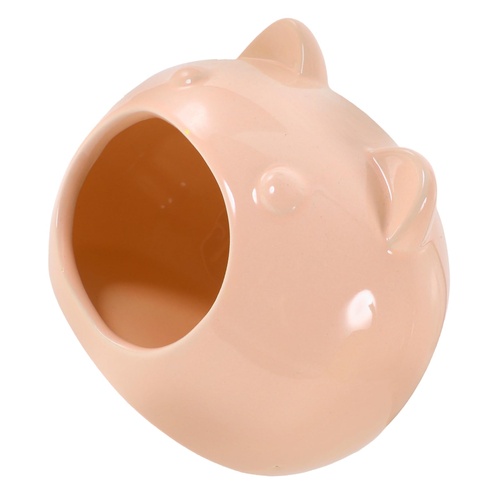 Parliky Ceramic Hamster Hideout House Cozy Cartoon Design for Hamsters and Pets Durable and Comfortable Pet Habitat Decoration