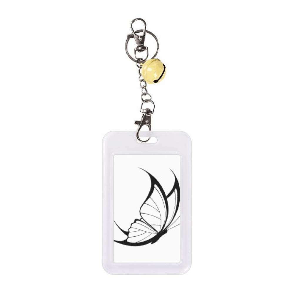 Pochette de protection pour carte de crédit papillon noir anti-RFID - 5