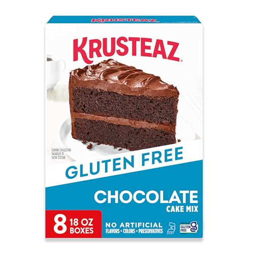 Krusteaz Gluten Free Chocolate Cake Mix, No Artificial Flavors, Colors,
