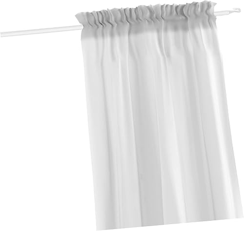 Miniatura 8 de DECHOUS 46 varillas de plástico para ventanas grandes, barras de cortina de persiana fáciles de instalar, accesorios para persianas de ventana de