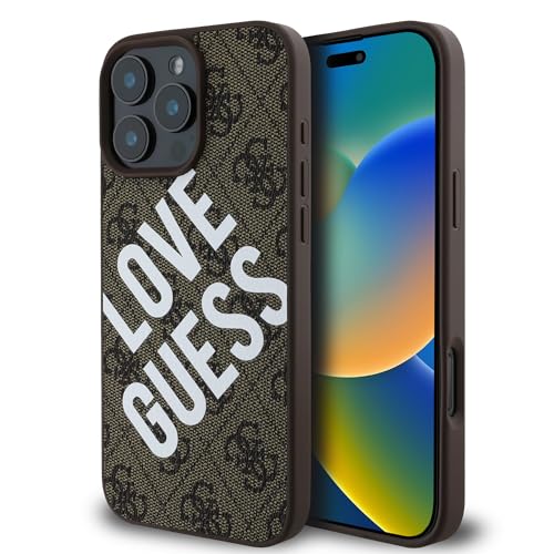 Coque iPhone 16 Pro Guess robuste anti-rayure et compatible recharge Magsafe