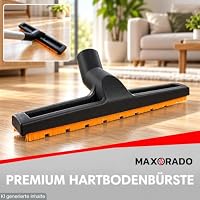 Maxorado Ersatzteile Set passend für Bosch Professional GAS 12V 18V 20 35 L H GAS 55 AFC Home and Garden Rohr Bodendüse Parkettdüse Düse Bürste Zubehör Staubsauger – Ansicht 4