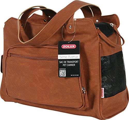 Zolux Sac de Transport 5è Avenue pour Chiens - Camel - Chameau, S