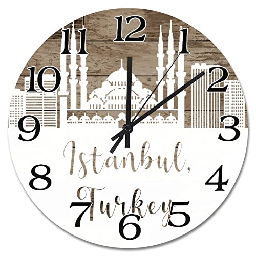 Horloge murale Istanbul 38cm à piles pour rompre la monotonie