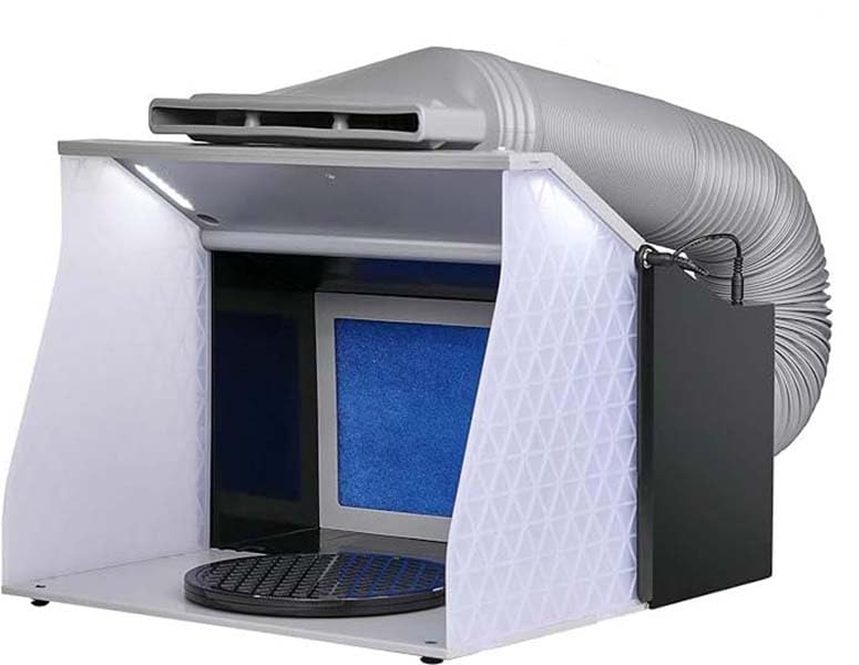 urlife 塗装ブース スプレーブース 2基ファン 小型コンパクト 風量無