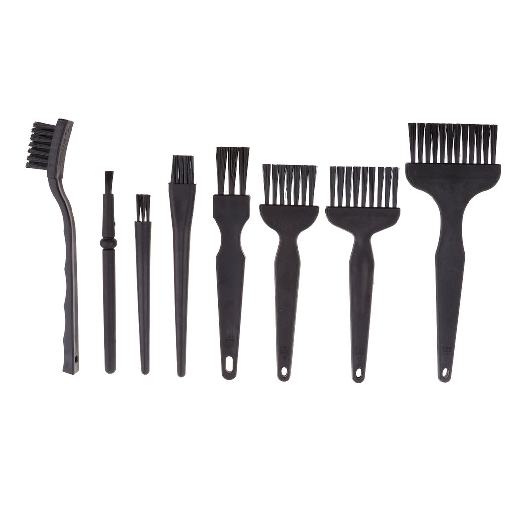 8x Brosse À ESD Pinceaux Antistatique Outil Réparation Téléphone Portable