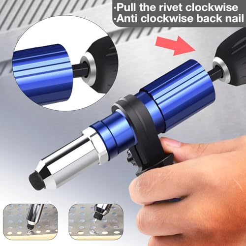 Adaptateur perceuse écrous à riveter pour fixer sans effort vos inserts filetés - 7