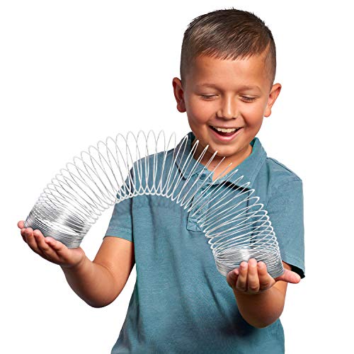 just play the original giant slinky walking spring toy metal slinky party favors fidget toys kids toys for ages 5 up