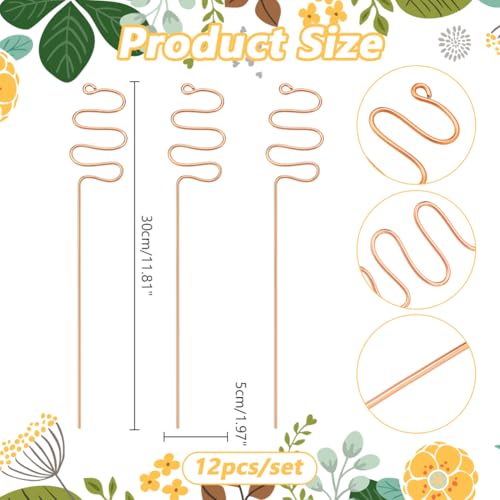 NBEADS 12Pcs Plant Support Stakes - Image 2
