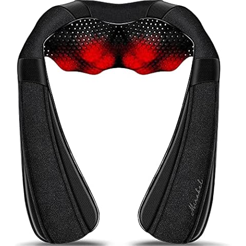 Mirakel Neck Massager for Pain Relief Deep Tissue, Back and Shoulder Massager with Heat, Electric Shiatsu Massage Neck Pain, Christmas Gifts for Women, Men, Fathers Day, Mothers Day Gifts for Mom, Dad Cover