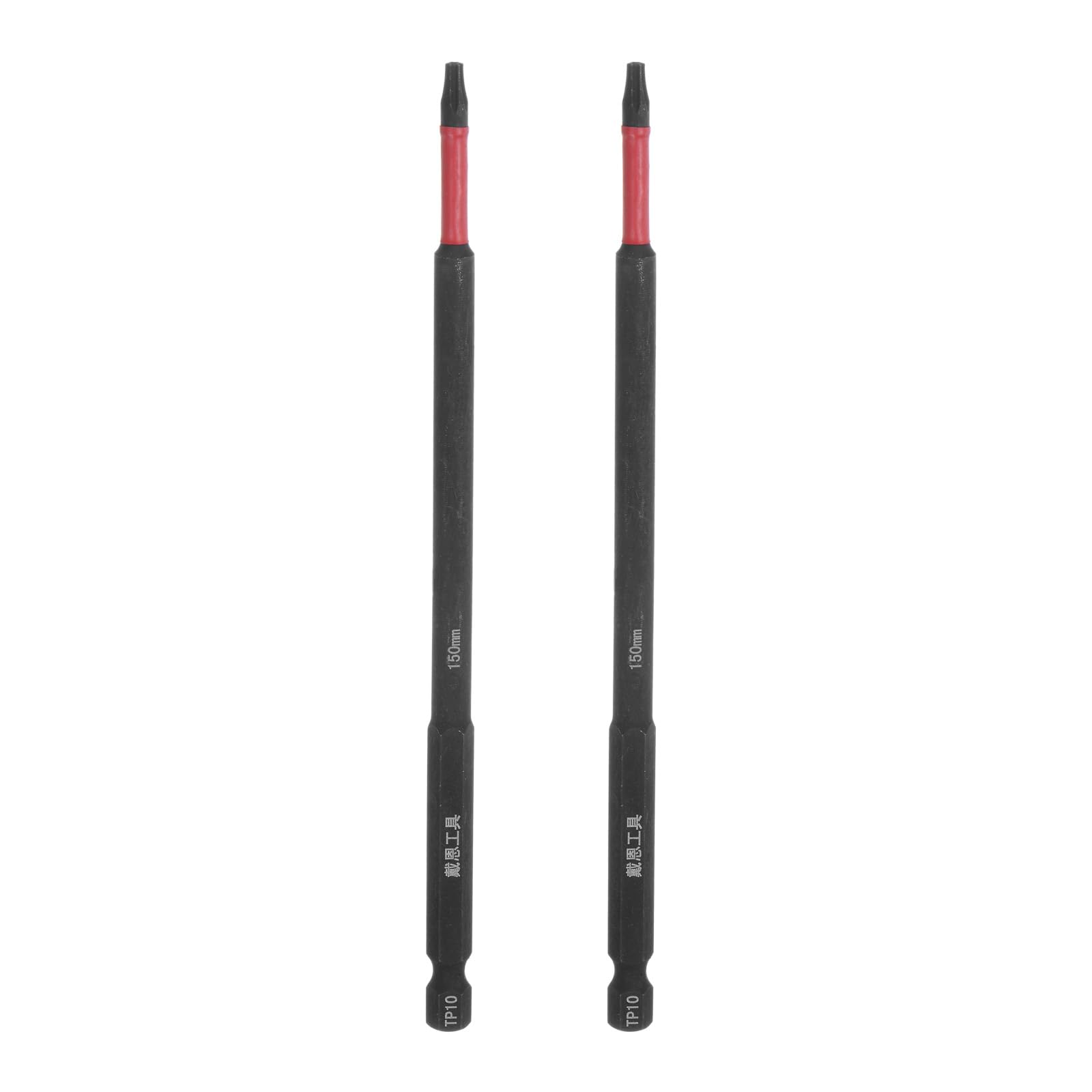 Brocas Torx T10 de impacto Harfington largas de acero S2 con vástago hexagonal