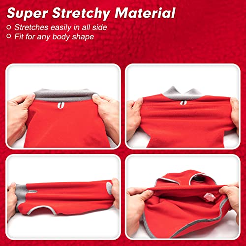 Cyeollo 2 Pack Fleece Dog Sweater Coats For Dogs Stretchy Vest Sweatshirt Lightweight Dog Coat With Reflective Stripe Pullover Dog Clothes Xl #TOP4