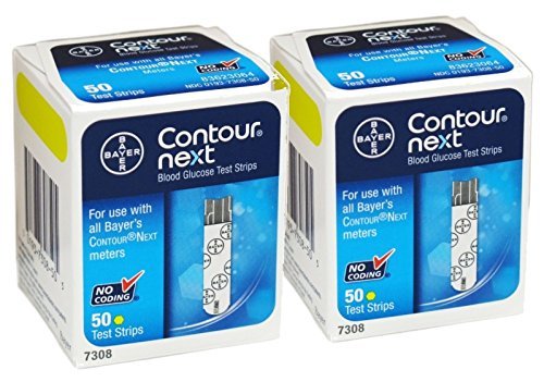 Bayer Contour Next, 100 strisce di Contour-Next.