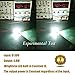 iBrightstar Newest Extremely Bright 36-SMD 3030 Chipsets 3157 3156 3057 4157 LED Bulbs with Projector Lens Replacement for Back Up Reverse Parking Daytime Running Lights, Xenon White