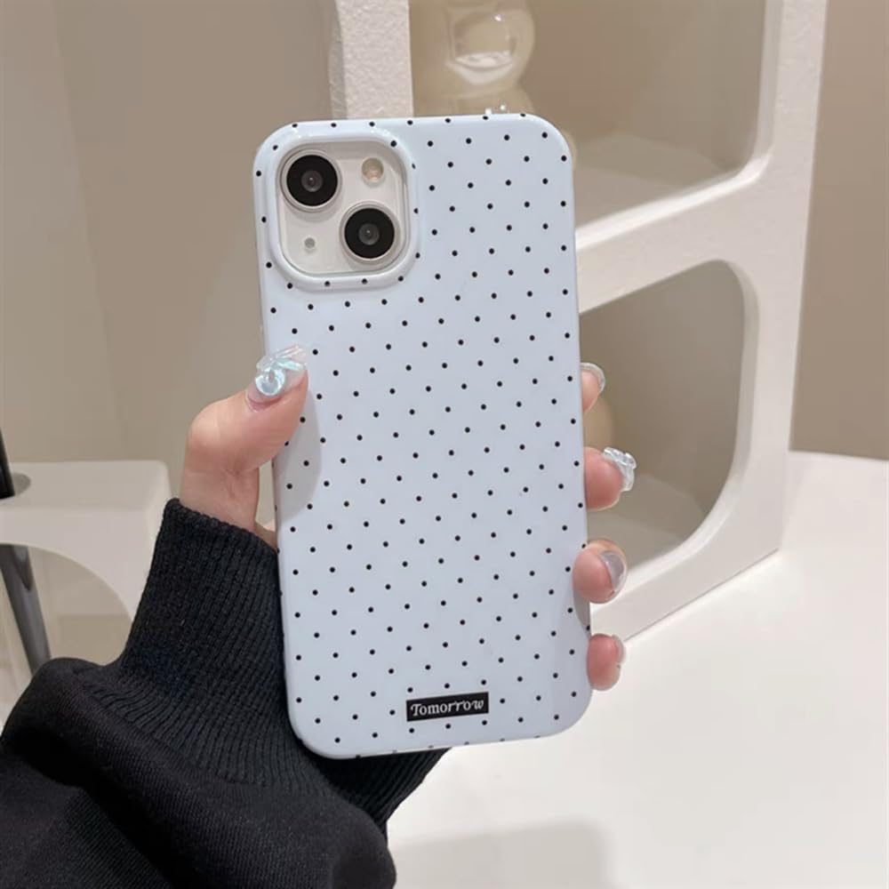 Branple Compatible With IPhone 11 Case, Simple Cute Aesthetic Polka Dot Pattern With