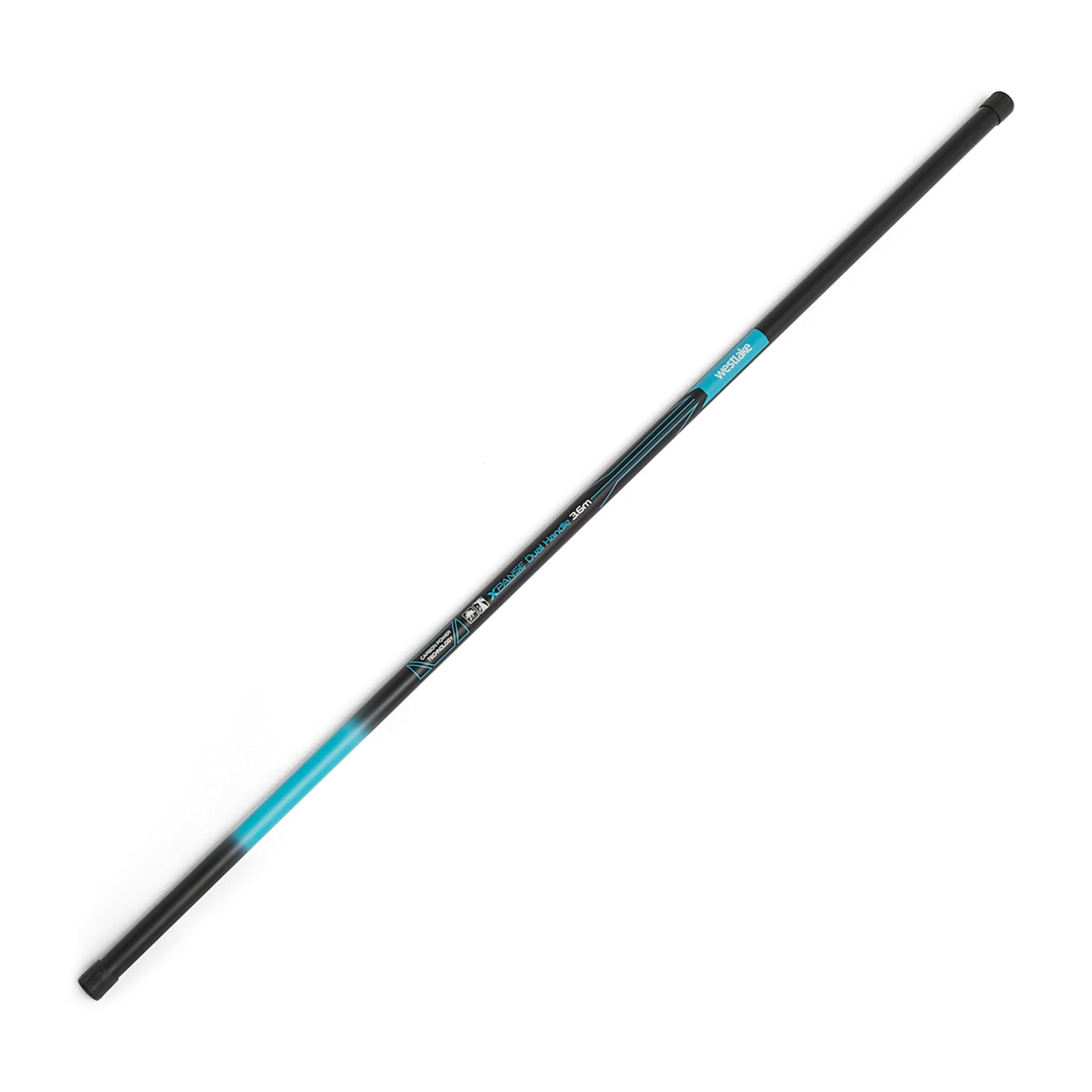 Westlake Xpanse Commercial Dual Handle Fishing Rod, 24 Ton Carbon, Black/Blue, 3.6m, Reinforced Threads
