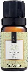 Via Aroma Essência Aromatizante Para Aromatizador Elétrico 10Ml Capim Limão