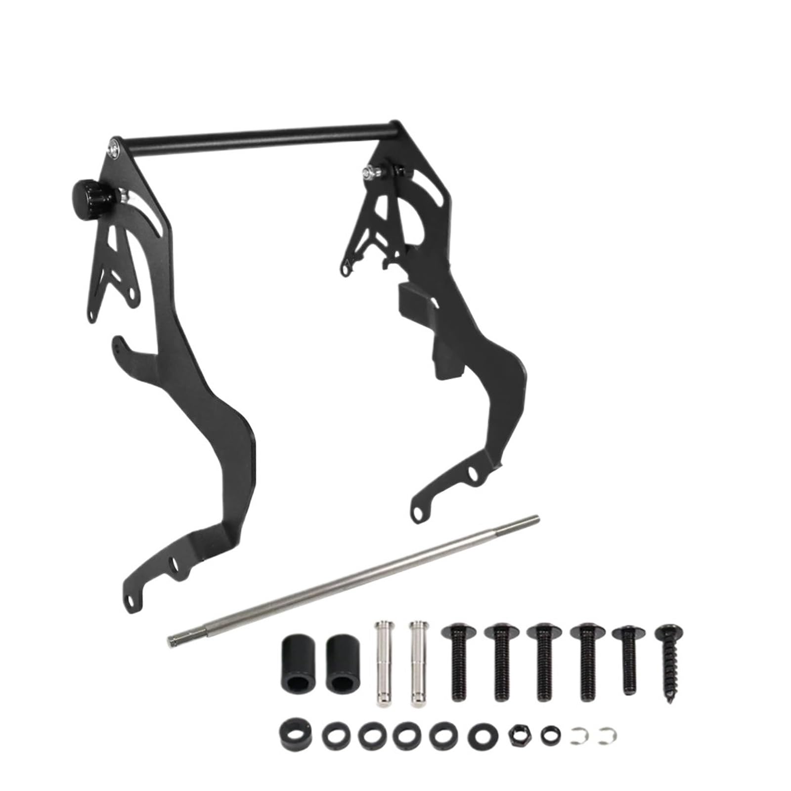 GPS Navigation Mount Bracket for Pan for America 1250 for Special RA1250 PA 1250 2021 Motorcycle Adjustable Windshield Reinforcement Navigation(Single Bracket)