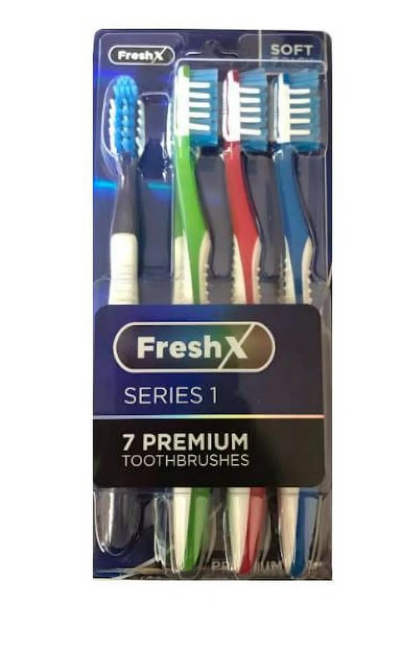FreshX Soft Toothbrush for Adult 7-Count