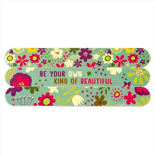 Own Kind of Beautiful 6 inch Womens Salon Style Nail File Emery Boards Set of 3