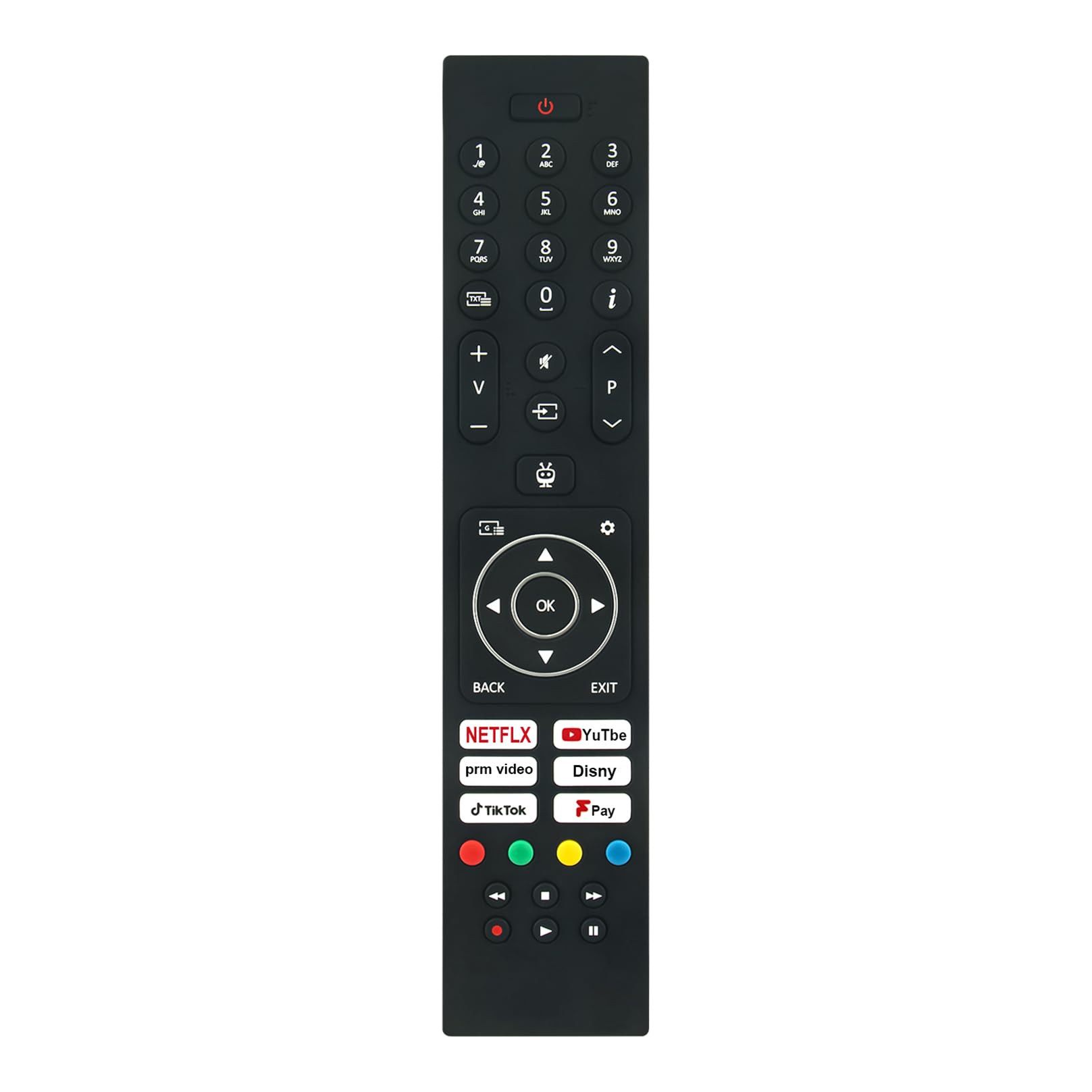 RC42129 Remplacement De La Télécommande Convient Pour Panasonic Téléviseur LED TX-32GS350E TX-43HX580E TX-43HX580EZ TX-43HX582E TX-43HX585E TX-43HX600E TX-43HX602E TX-43HX603E TX-43HXW584 TX-50HX580E