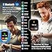 SLIDE Smart Fitness Watch, Bluetooth 5.3 Alexa-Enabled, Large 1.95” HD Screen, IP68 Waterproof, 100 Workout Modes, Heart Rate, Sleep & Stress Monitors