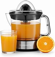 OVENTE Electric Citrus Juicer Machine with 2 Cones for Big and Small Fru...