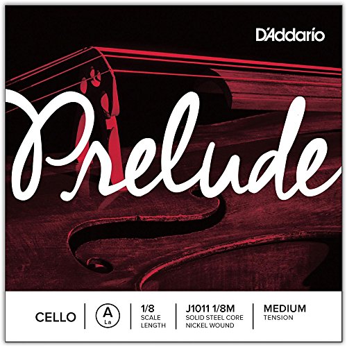 D'Addario ダダリオ チェロ用 バラ弦 Prelude A-String J1011 1/8M Medium Tension