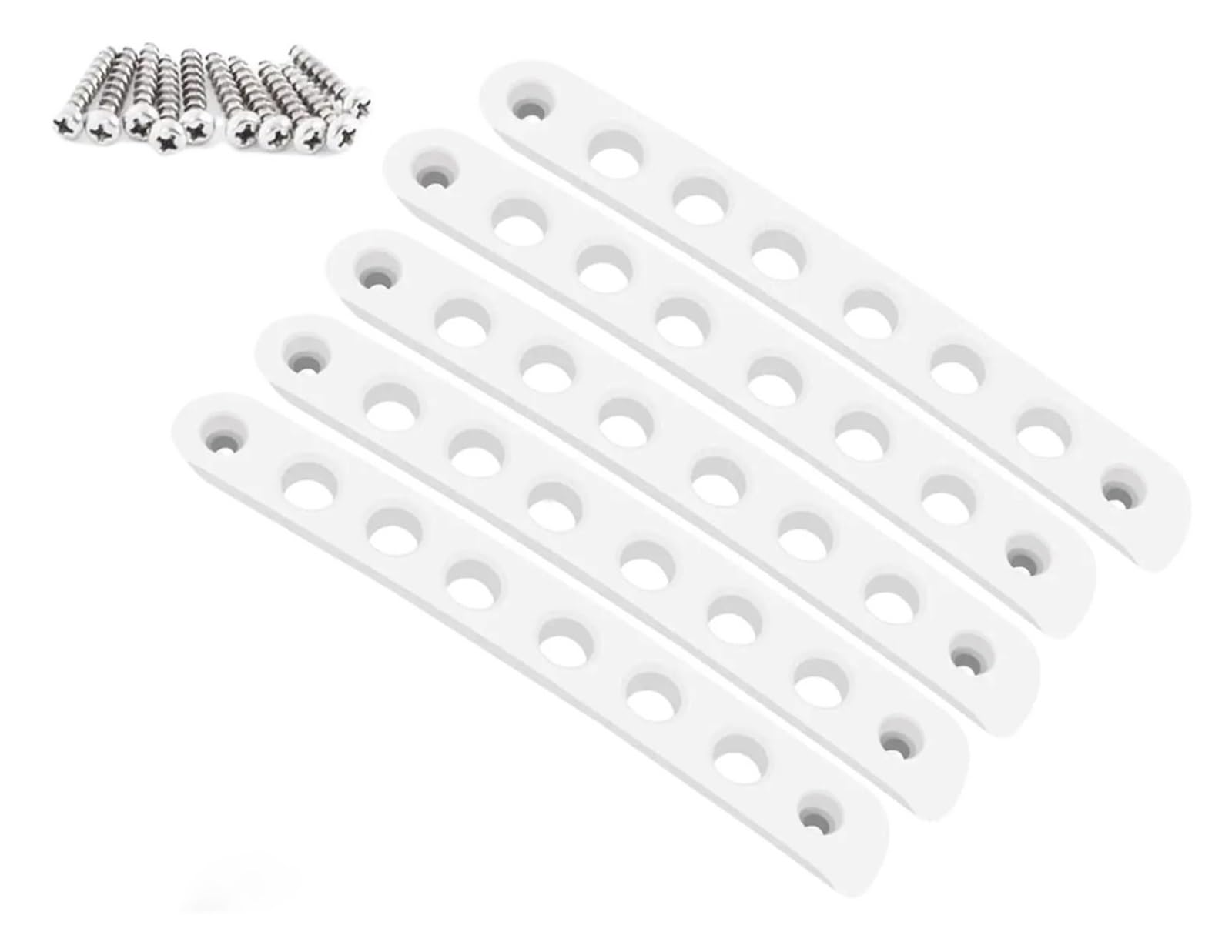 Hillar White Door Outer Handle For Jeep For Wrangler Jk For Jku For Liberty For Sahara & Unlimited 2007-2018 Side Door Handle Inserts Cover Trim(White)
