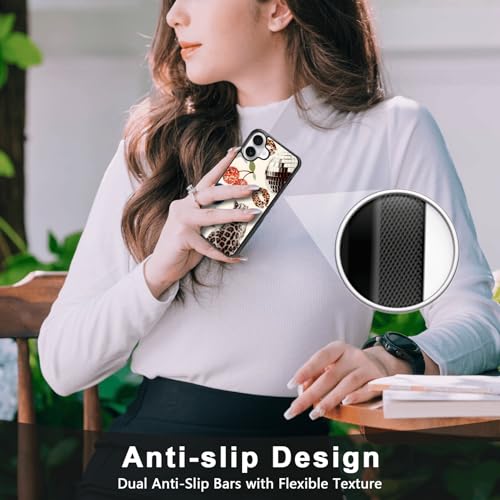 Coque iPhone 16 anti-choc léopard beige pour protéger votre écran avec style