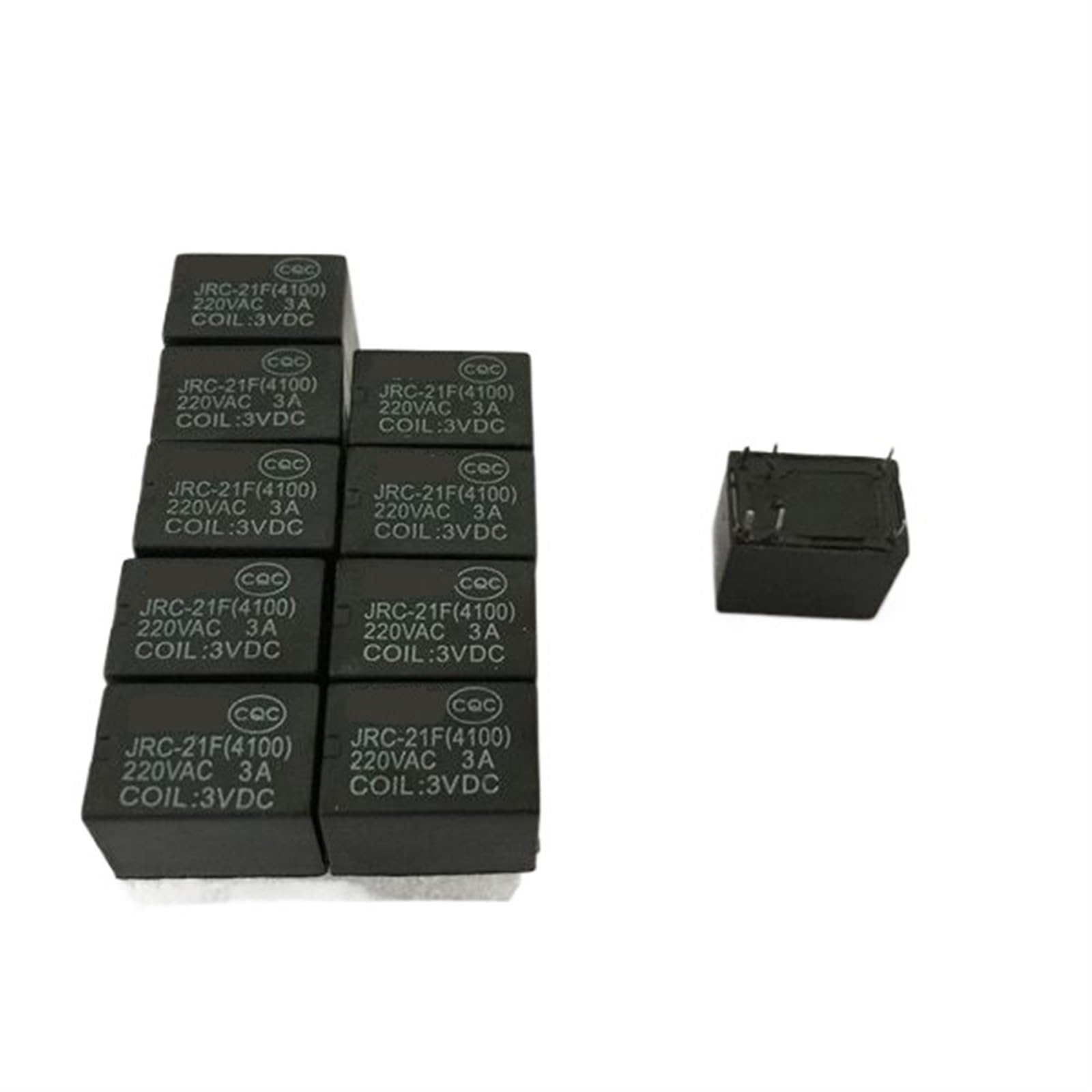 Relais PCB 6 broches JRC-21F miniature 12V à commutation électromagnétique stable