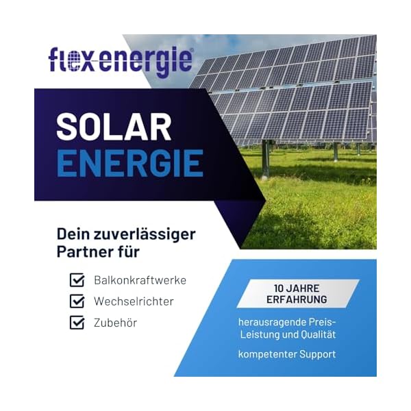 flex-energie Balkonkraftwerk 810Wp Modul/ HM600 Wechselrichter – Bild 10
