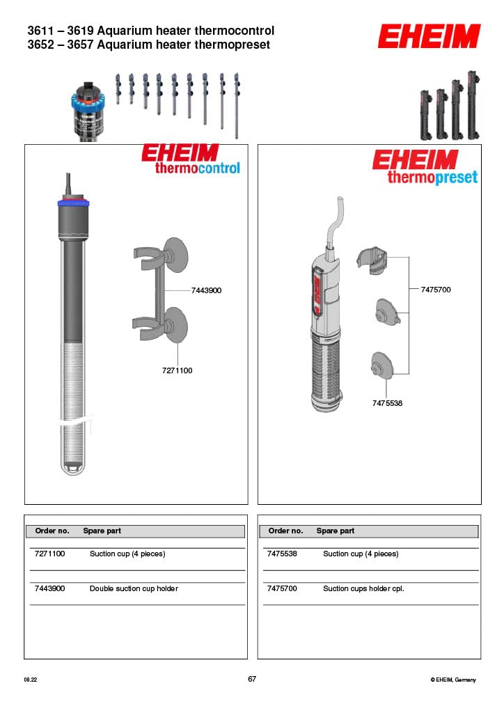 Eheim Jäger 3616010 grzejnik sterujący akwarium 150