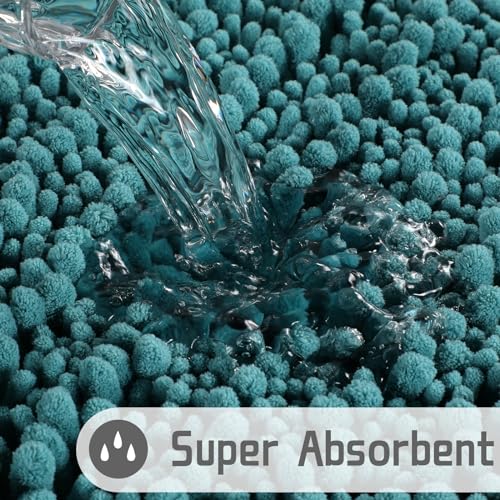 image for Yimobra Bathroom Rug Mat 24 x 17, Extra Soft Non Slip Absorbent Water 