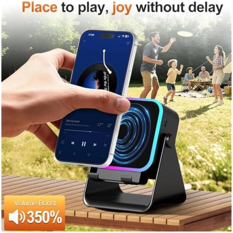PFXXRENX 5-in-1 Bluetooth Speaker Magnetic Phone Holder - 1