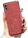 Produktbild Homikon Plating Silikon Hülle KThree-Stage Überzug TPU Tasche Bling Glänzend Glitzer Handyhülle Durchsichtig Kirstall Clear Schutzhülle Case Cover Etui Kompatibel mit Huawei P20 Lite- Roségold