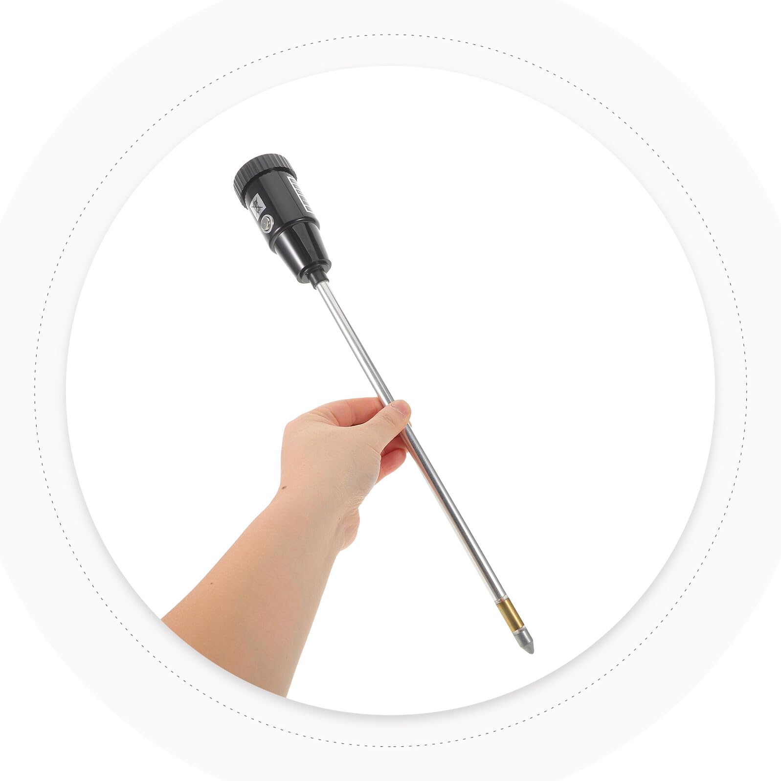 UPKOCH Boden Ph Tester und Feuchtigkeitsmesser mit 30cm Sonde Präzises 2-in-1 Garten Bodentester für Rasen Pflanzenpflege und Landwirtschaft Tragbares Bodenmessgerät für Innen