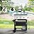 MELLCOM 3 Burner 30000 BTU Outdoor Gas Griddle with Lid (Side Shelf), Portable Flat Top Griddle 28 Inch Heavy- Duty Cast lron Grill, Bottle Rack & Grease Pan for Camping, Picnic, Patio