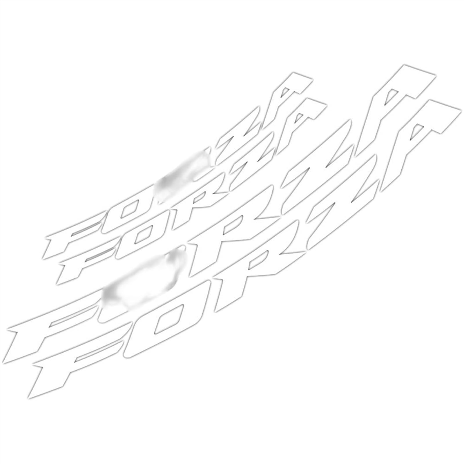 Applique for Forza for 750 350 for Forza125/250/350 Motorcycle Wheel Sticker Reflective Stripe Rim Decals Scooter Waterproof(B)
