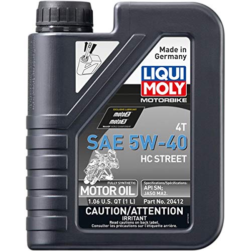 Aceite Liqui Moly 5W-40 1L para motor 4T HC Street miniatura 1