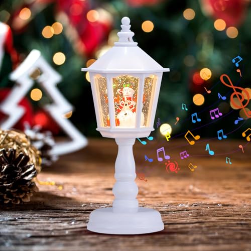 Shinybox Weihnachtsdeko Laterne, Schneelaterne Weihnachtskerze mit...