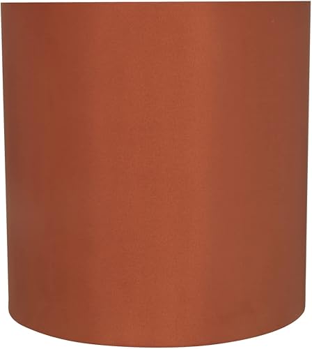 Miniatura 2 de Aspen Creative 31063A - Pantalla de lámpara de construcción de araña con forma de tambor de transición (cilindro) en secoya, 8 pulgadas de ancho (8