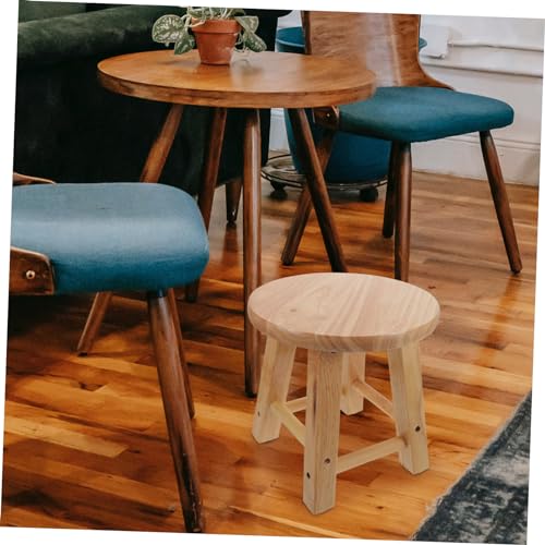 Tabouret marchepied en bois compact pour salle de bain - 8