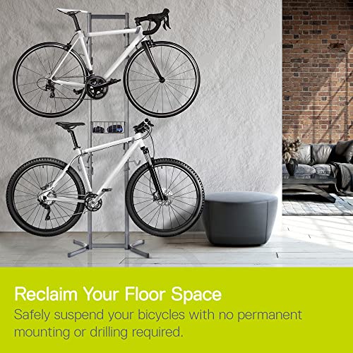 Bike-Rack-for-Garage-Home-by-Delta-Cycle-No-Drilling-Required-Fully-Adjustable-Gravity-Storage-Rack-for-Any-Style-Bicycle-Freestanding-Vertical-Rack