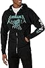 Metallica Unisex's Official S&m2 Moose Skull Zip Hoodie Hooded Sweatshirt, Black, XXL #1