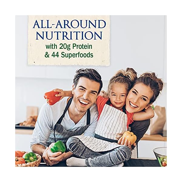 Garden-of-Life-Raw-Organic-Meal-Replacement-Powder-14-Servings-20g-Plant-Based-Protein-Powder-Vanilla Garden of Life Vegan Protein Powder - Raw Organic Meal Replacement Shakes - Vanilla - Pea Protein, Greens and Probiotics for Women and Men, Plant Based Dairy Free All in One Shake, 14 Servings