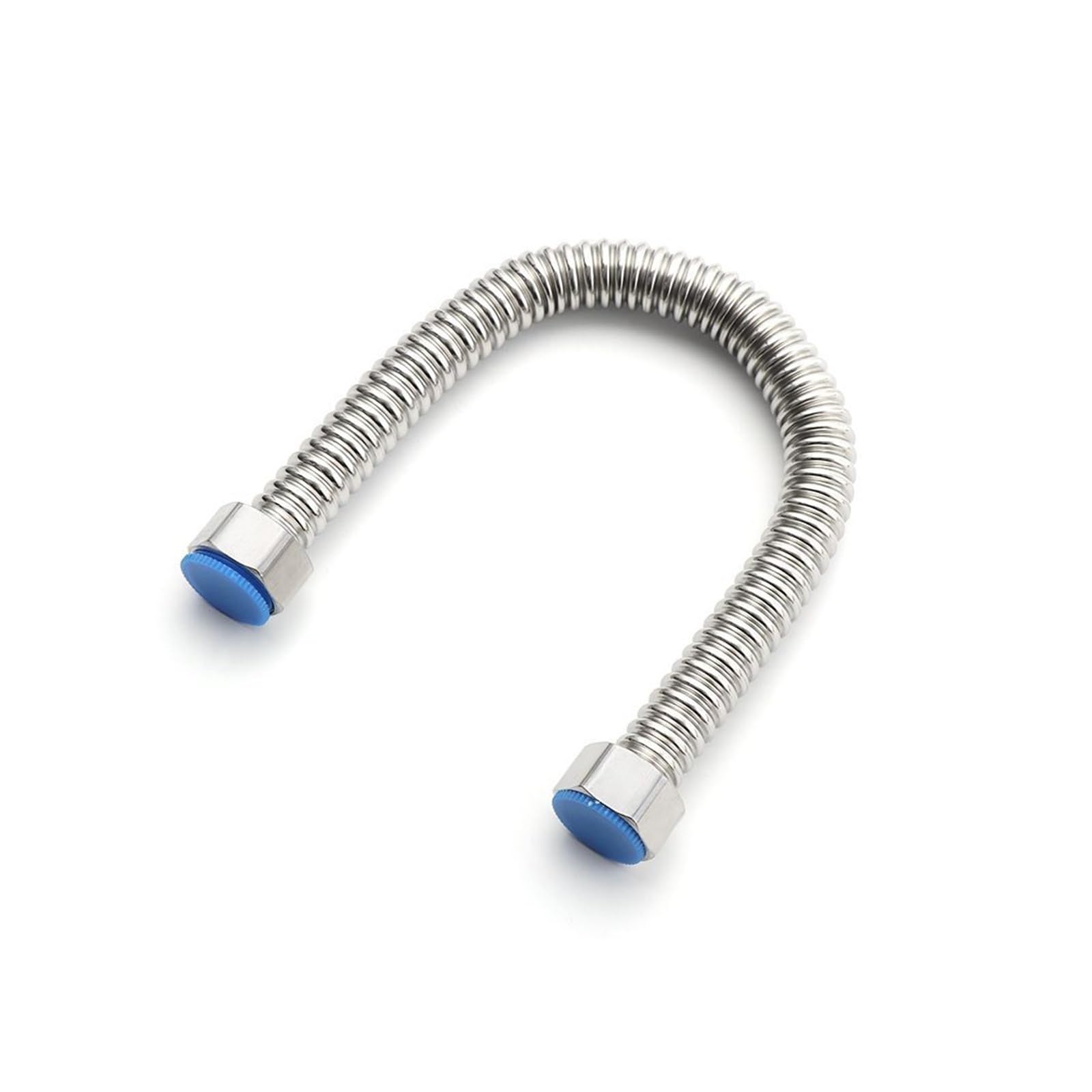 Manguera de Agua de Acero Inoxidable G1/2 Pulgada Manguera de Suministro de Agua corrugada Conector de Calentador de Agua(60CM)