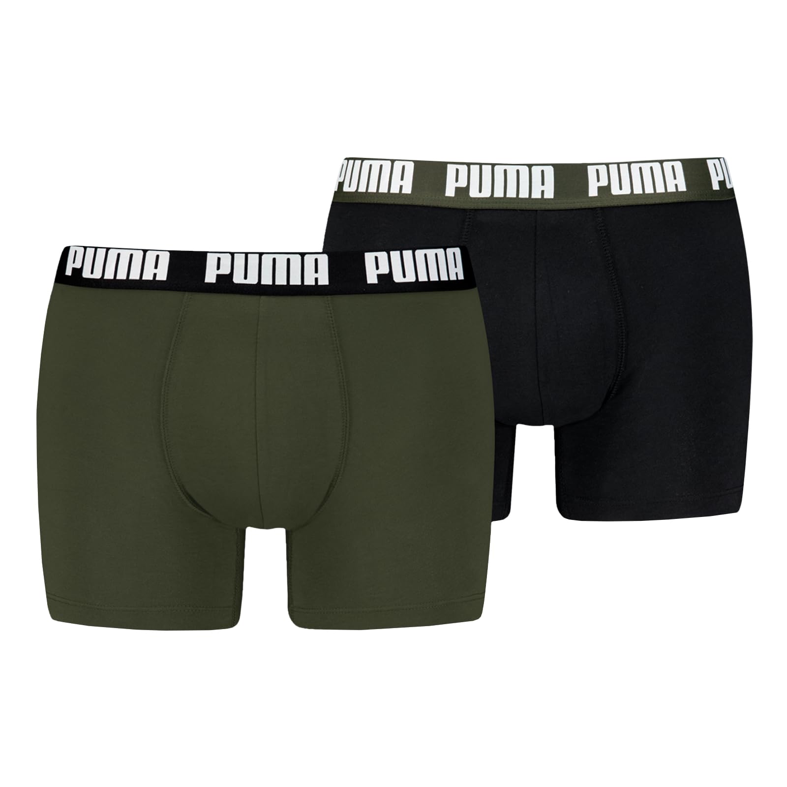 PUMA Herren Boxer Boxershorts Shorts Unterhosen Comfort Stretch 10er Pack, Wäschegröße:M, Artikel:-012 Forest Night
